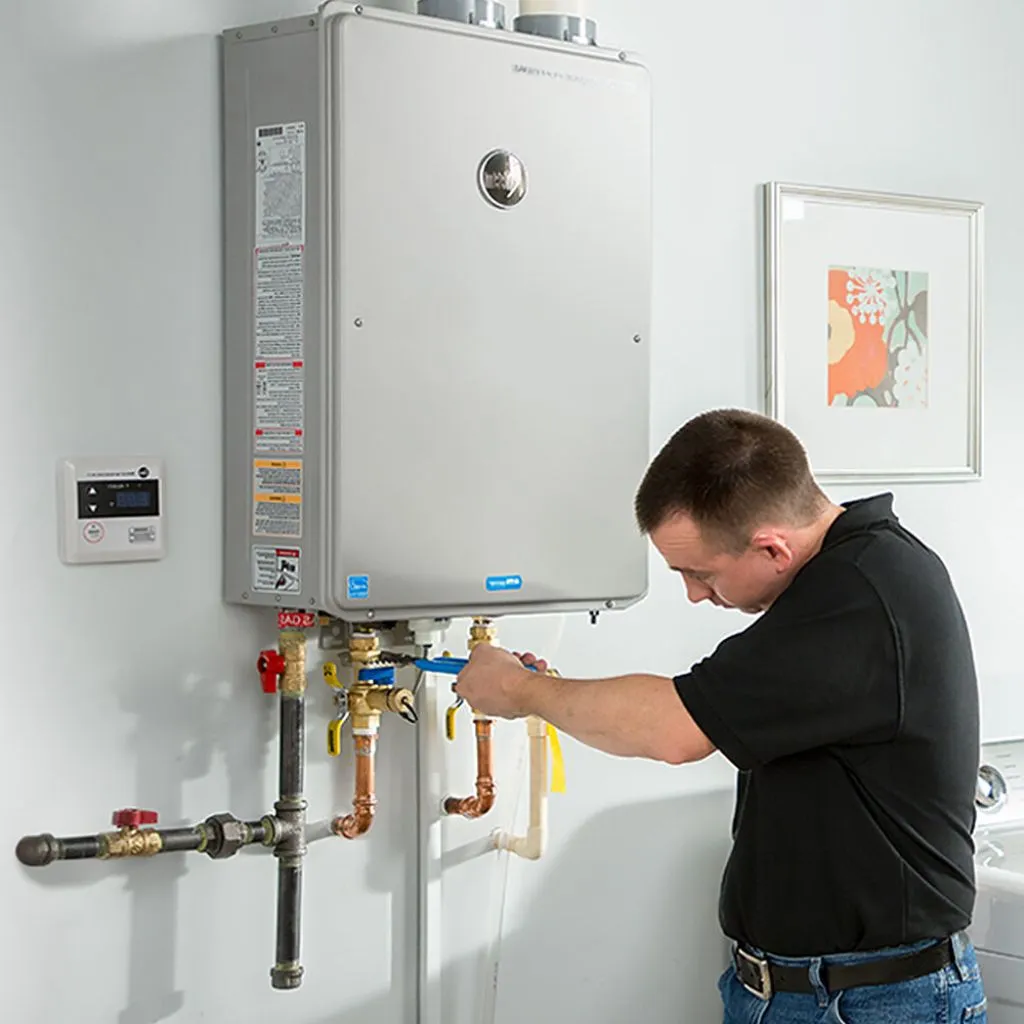 tankless water heater repair in Rush center, KS